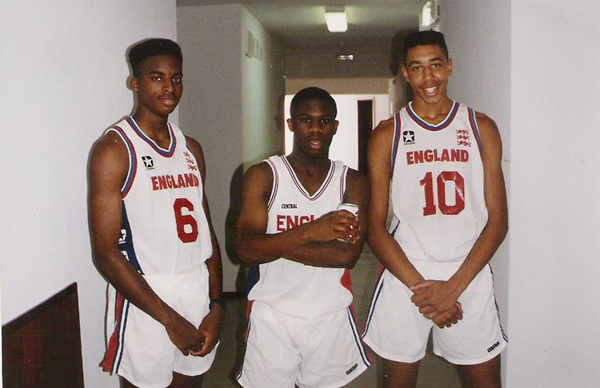 Steve Hansell, Sean Mckie, and Me. National Team U’19’s